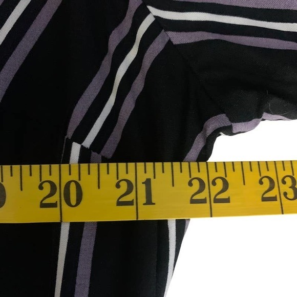 TORRID Open Front Challis Striped Maxi Kimono Duster - Picture 16 of 16